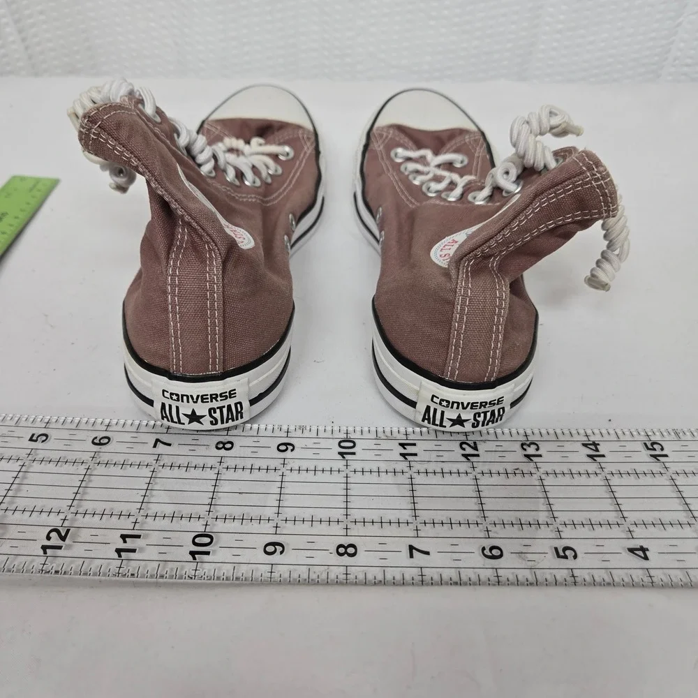 Converse Chuck Taylor All Star High Top Mauve Brown Sneakers Mens 8 Womens 10 - Picture 4 of 7